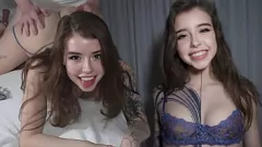 تشغيل الفاسقة الصغيرة تحصل على مارس الجنس تقريبا ويعشقها
