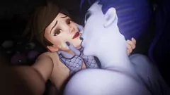 Jouer 3D Overwatch Hentai: Widowmaker e Tracer Creampie Compilation