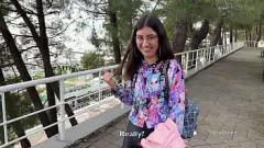 Redare Pickup pe stradă: sex dur cu 18 ani, cum pe ochelari
