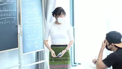 تشغيل لطيف الآسيوية المعلم ميا ميا لا يمكن مقاومة الصعب ديك